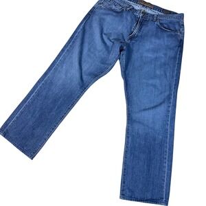 Agave Denim Waterman Jeans Mens 36 Blue Relaxed Straight Leg Made in USA